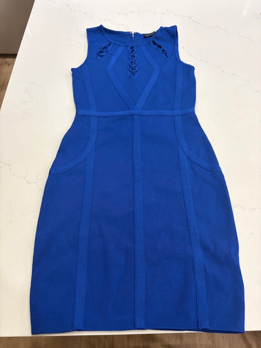Guess Cobalt Blue Bondage Dress